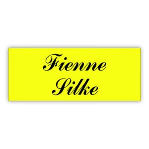 Kunststof naamplaatjes 5x2cm