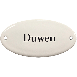 EM245 deurbordje Douche ovaal