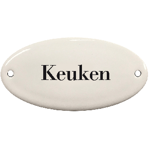 EM252 deurbordje Kelder ovaal