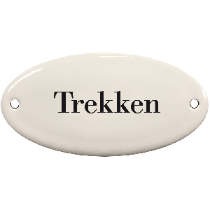 EM260 deurbordje Toilet ovaal