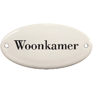 EM262 deurbordje Wachtkamer ovaal