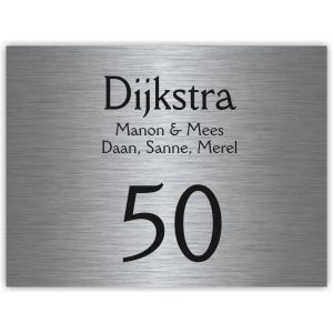 Dibond RVS 20x15cm Della Robbia
