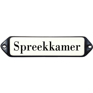 emaille deurbordje Slaapkamer oor