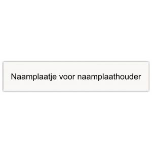 inschuifbordje voor naamplaathouder