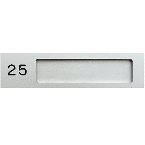 naamplaathouder aluminium